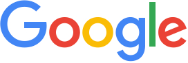A green background with the google logo in red, yellow and blue.