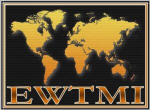 A black and yellow world map with the word newtm in front of it.