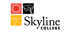 A logo for skyline college.